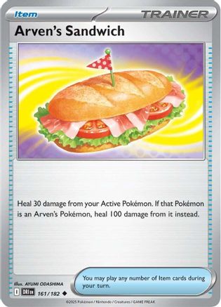 Arven's Sandwich 161 - SV10 Destined Rivals Reverse Holofoil - for just $0.05! 