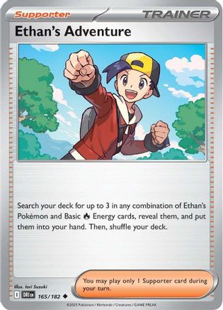 Ethan's Adventure 165/182 - SV10 Destined Rivals Reverse Holofoil - for just $0.13! 