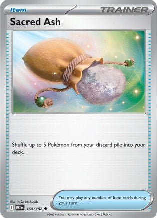 Sacred Ash 168 - SV10 Destined Rivals Reverse Holofoil - for just $0.13! 