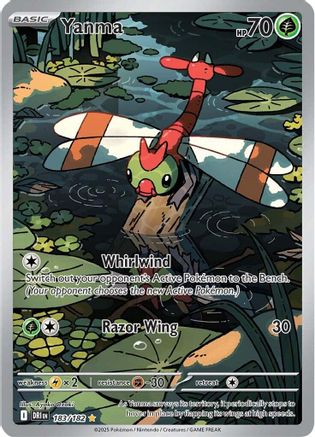Yanma 183/182 - SV10 Destined Rivals Holofoil - for just $2.49! 