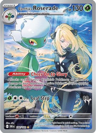 Cynthia's Roserade 184/182 - SV10 Destined Rivals Holofoil - for just $7.89! 