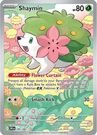 Shaymin 185/182 - SV10 Destined Rivals Holofoil - for just $5.24! 