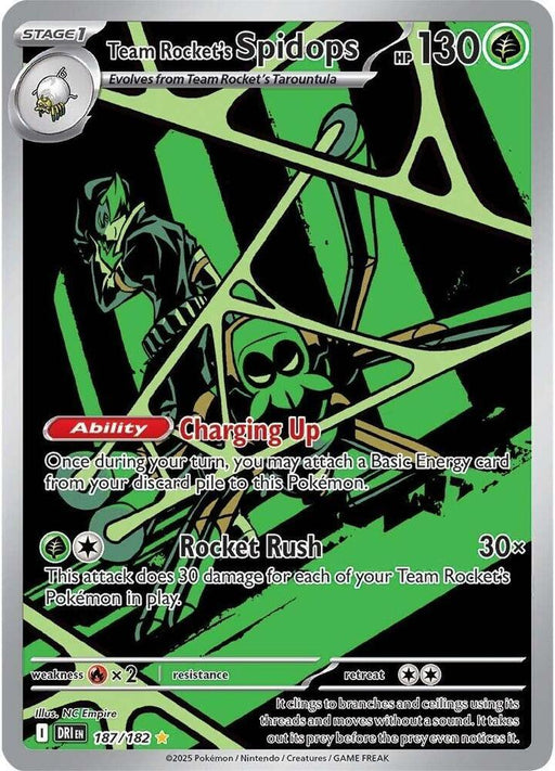 Team Rocket's Spidops (187/182) [Scarlet & Violet: Destined Rivals] - for just $2.45! 