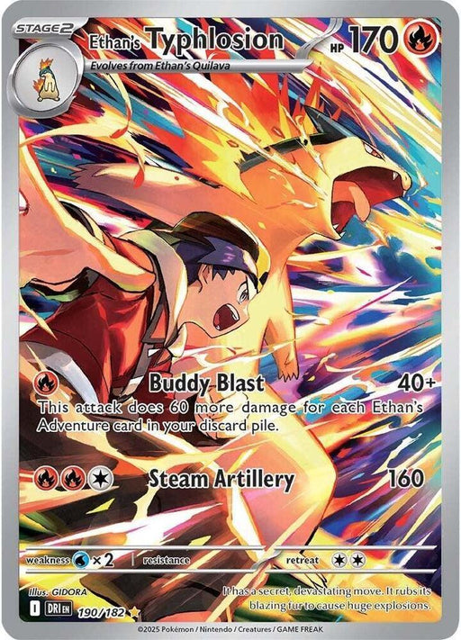 Ethan's Typhlosion (190/182) [Scarlet & Violet: Destined Rivals] - for just $14.25! 