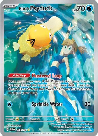Misty's Psyduck 193/182 - SV10 Destined Rivals Holofoil - for just $39! 