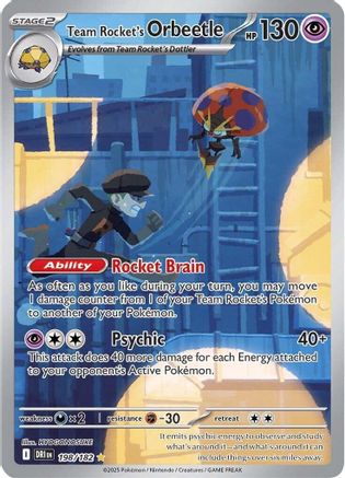 Team Rocket's Orbeetle 198/182 - SV10 Destined Rivals Holofoil - for just $1! 