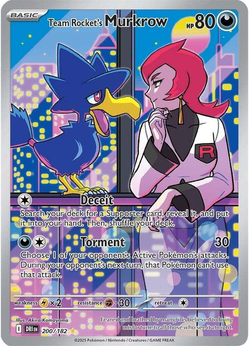 Team Rocket's Murkrow (200/182) [Scarlet & Violet: Destined Rivals] - for just $3.95! 
