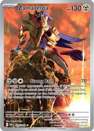 Zamazenta 201/182 - SV10 Destined Rivals Holofoil - for just $1.99! 