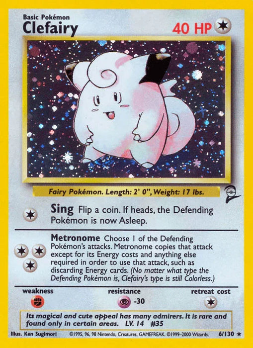 Clefairy (6/130) [Base Set 2] - for just $7.30! 
