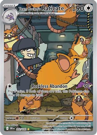 Team Rocket's Raticate 202/182 - SV10 Destined Rivals Holofoil - for just $4.57! 