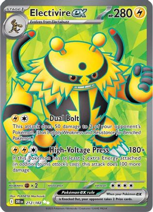 Electivire ex 212/182 - SV10 Destined Rivals Holofoil - for just $0.60! 