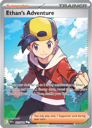 Ethan's Adventure 221/182 - SV10 Destined Rivals Holofoil - for just $2.28! 