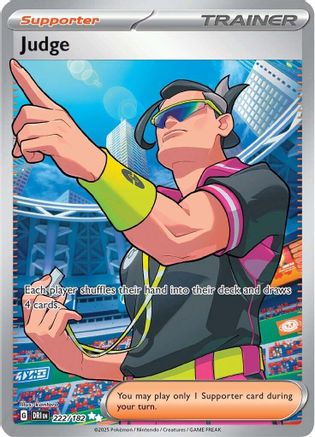 Judge 222/182 - SV10 Destined Rivals Holofoil - for just $1.66! 