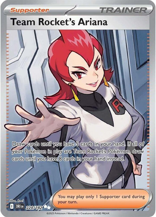 Team Rocket's Ariana (224/182) [Scarlet & Violet: Destined Rivals] - for just $1.55! 