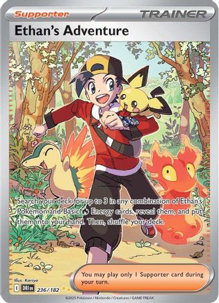 Ethan's Adventure 236/182 - SV10 Destined Rivals Holofoil - for just $32! 