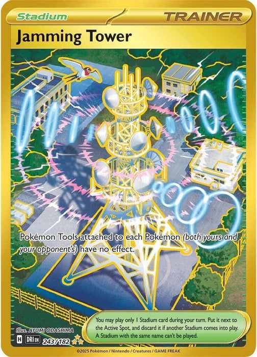 Jamming Tower (243/182) [Scarlet & Violet: Destined Rivals] - for just $4.75! 