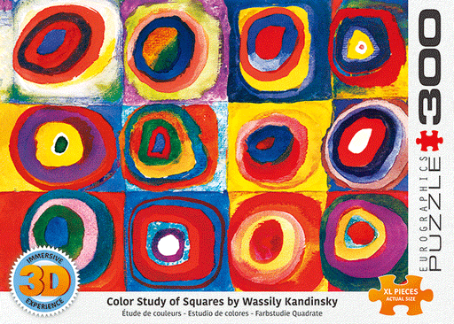 Puzzle: 3D Lenticular - Color Study of Squares - for just $23.99! 
