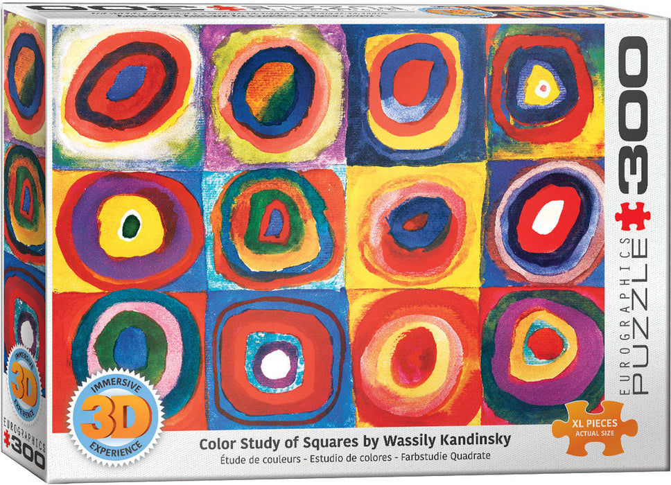 Puzzle: 3D Lenticular - Color Study of Squares - for just $23.99! 