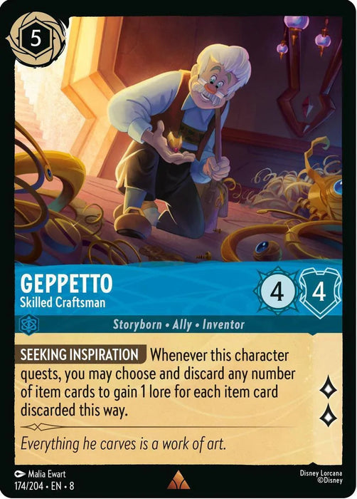 Geppetto – Skilled Craftsman (174/204) [Reign of Jafar] - for just $0.10! 