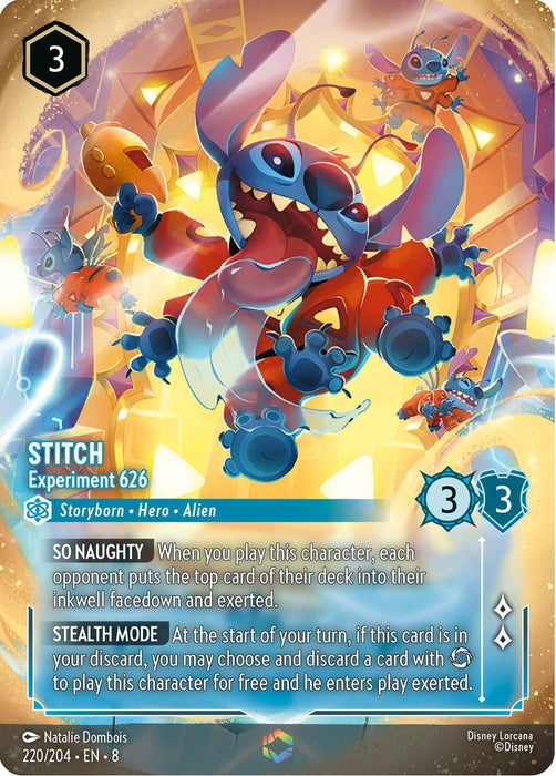 Stitch - Experiment 626 (Enchanted) (220/204) [Reign of Jafar] - for just $63.25! 