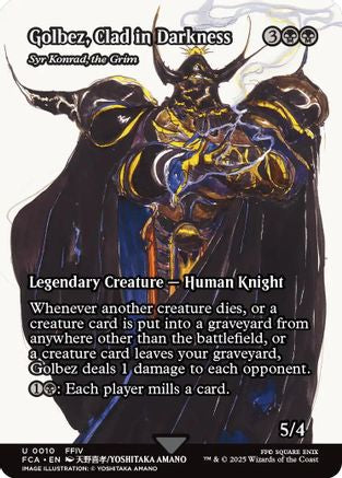 Golbez, Clad in Darkness - Syr Konrad, the Grim (Showcase) (FCA-010) - FINAL FANTASY: Through the Ages Foil - for just $1.02! 