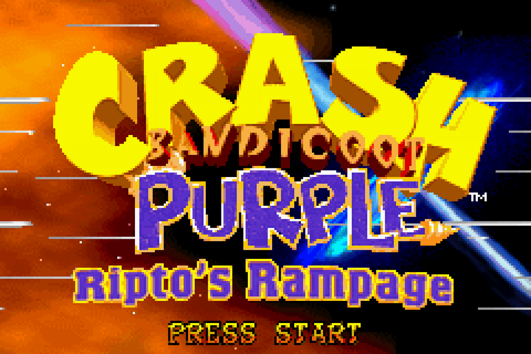Crash Bandicoot: Purple – Game Boy Advance (GBA) - for just $0! 