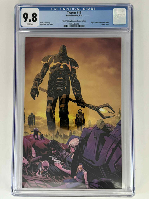 Thanos #14 CGC 9.8 Blue Label Geoff Shaw Exclusive Virgin Var - for just $100! 