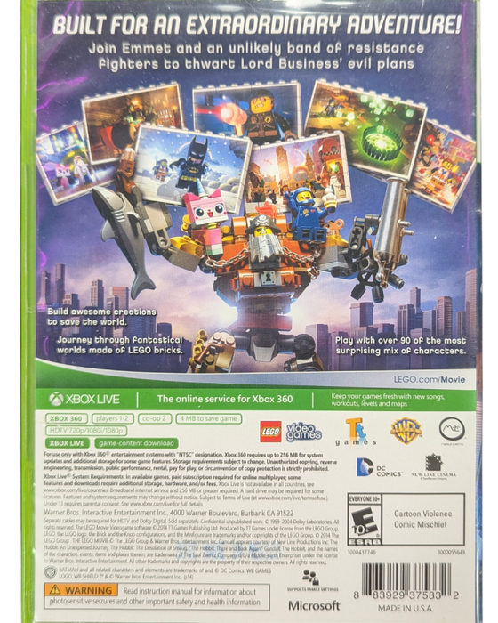 LEGO Movie Videogame – Xbox 360 (X360) - for just $4.99! 