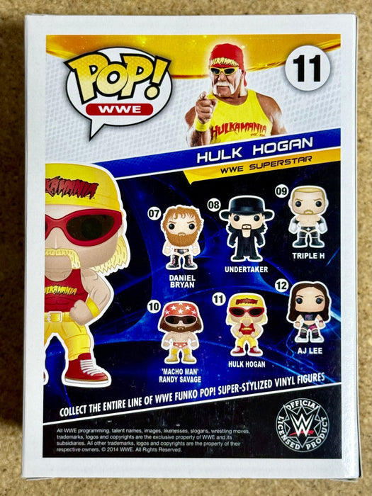 Funko Pop! WWE Hulk Hogan #11 Wrestling Vaulted 2014 Hulkamania HOF 2021 - for just $70! 