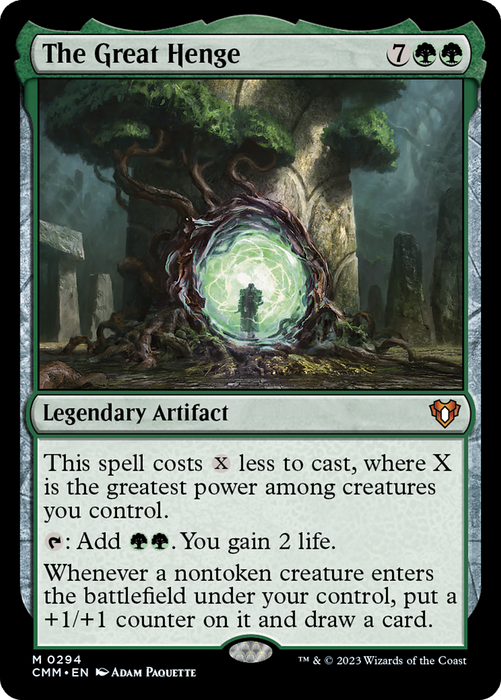 The Great Henge (CMM-294) - Commander Masters - for just $19.98! 