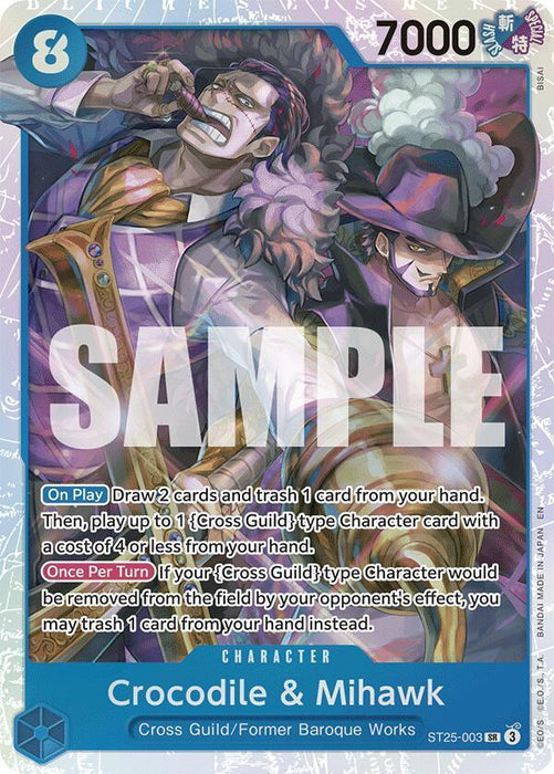 Crocodile & Mihawk [Starter Deck: Blue Buggy] - for just $0.55! 