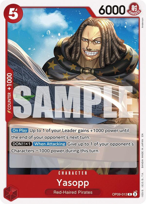 Yasopp (Reprint) [Starter Deck: Red Shanks] - for just $0.10! 