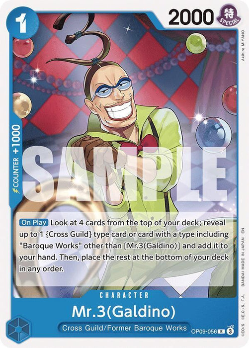 Mr.3(Galdino) (Reprint) [Starter Deck: Blue Buggy] - for just $0.10! 