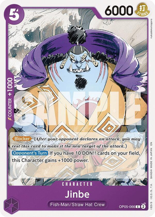 Jinbe (Reprint) [Starter Deck: Purple/Black Monkey.D.Luffy] - for just $0.10! 