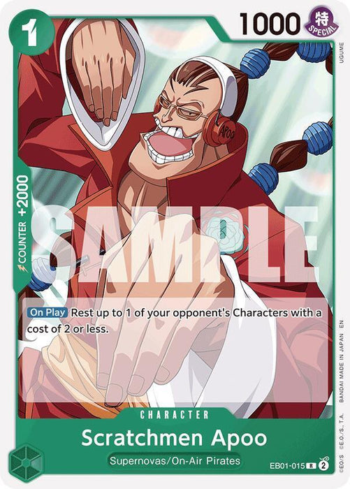 Scratchmen Apoo (Reprint) [Starter Deck: GREEN Jewelry Bonney] - for just $0.10! 