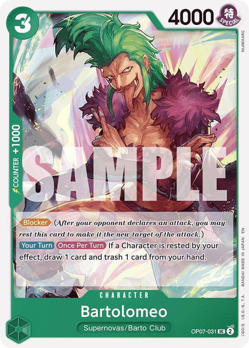 Bartolomeo (Reprint) [Starter Deck: GREEN Jewelry Bonney] - for just $0.10! 