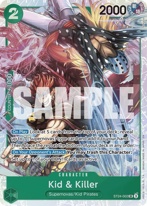Kid & Killer [Starter Deck: GREEN Jewelry Bonney] - for just $0.70! 