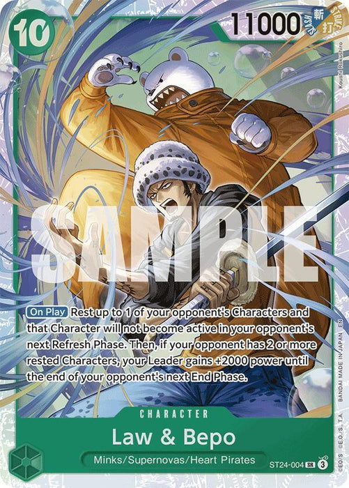 Law & Bepo [Starter Deck: GREEN Jewelry Bonney] - for just $1.85! 