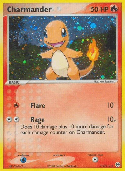 Charmander (113/112) [EX: FireRed & LeafGreen] - for just $38! 