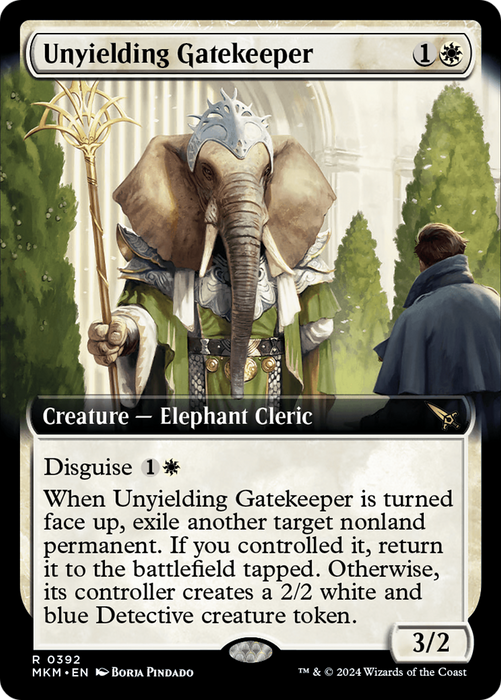 Unyielding Gatekeeper (MKM-392) - Murders at Karlov Manor: (Extended Art) - for just $0.03! 