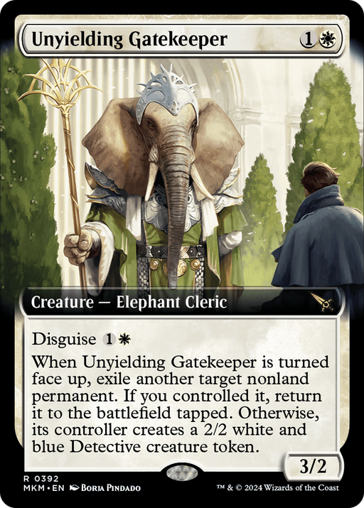 Unyielding Gatekeeper (MKM-392) - Murders at Karlov Manor: (Extended Art) - for just $0.03! 