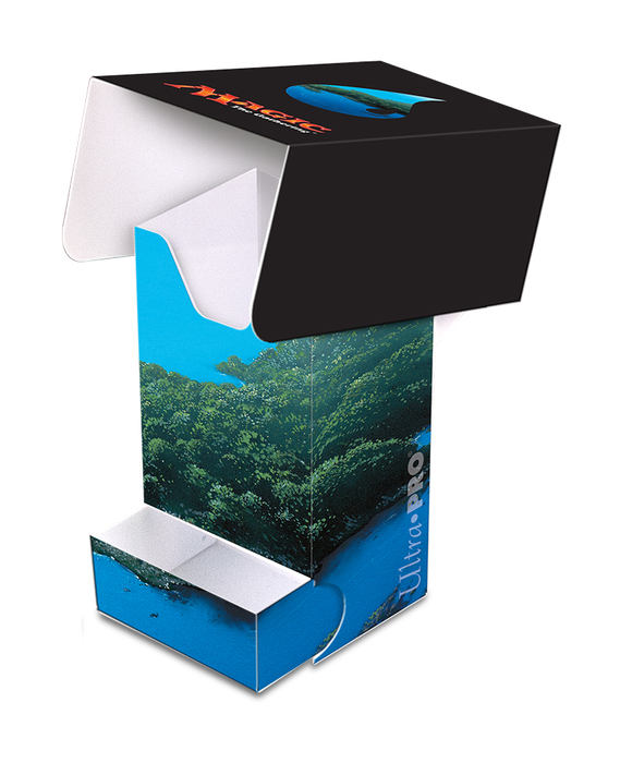 Ultra PRO: Deck Box - Full-View with Tray (Mana 5 - Island) - for just $0! 