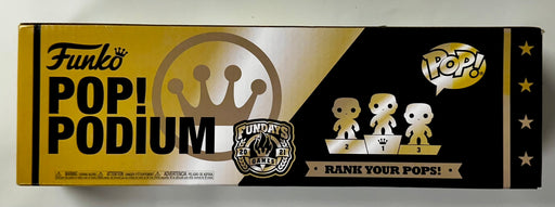 Funko Pop! Podium Fundays 2021 Games Rank Your Pops! Black & Gold Stand - for just $10! 