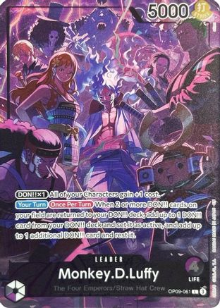 Monkey.D.Luffy (English Version 2nd Anniversary Set) (OP09-061) - One Piece Promotion Cards Foil - for just $198.85! 