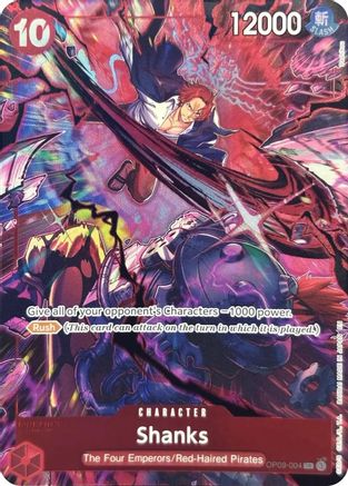 Shanks (004) (English Version 2nd Anniversary Set) (OP09-004) - One Piece Promotion Cards Foil - for just $31.40! 