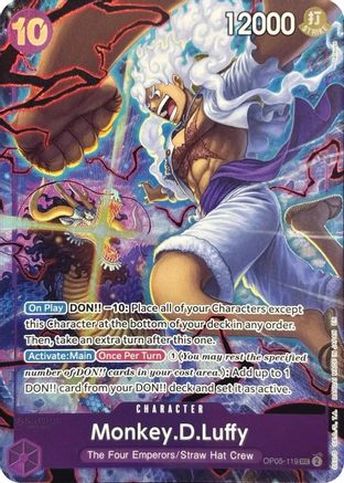 Monkey.D.Luffy (119) (English Version 2nd Anniversary Set) (OP05-119) - One Piece Promotion Cards Foil - for just $70.13! 