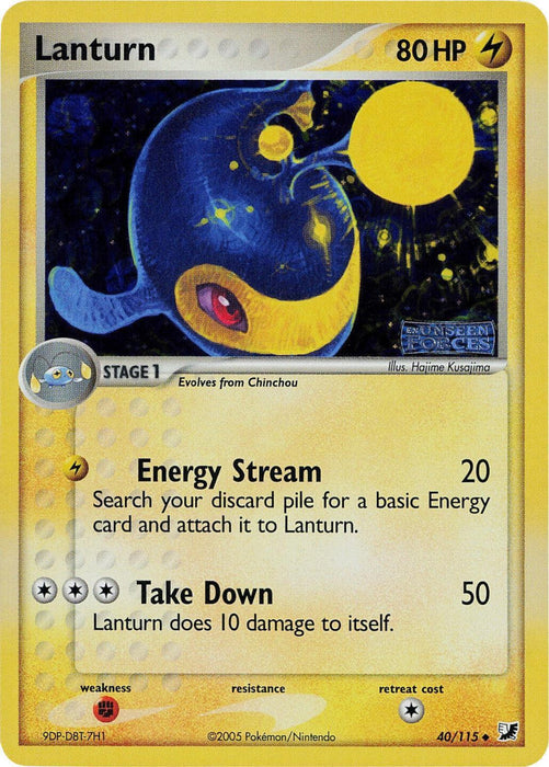 Lanturn (40/115) (Stamped) [EX: Unseen Forces] - for just $11.60! 
