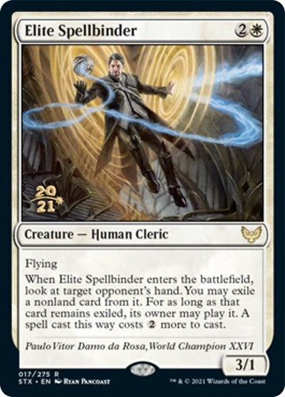 Elite Spellbinder [Strixhaven: School of Mages Prerelease Promos] - Just $0.50! Shop now at Retro Gaming of Denver