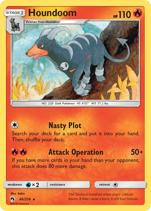 Houndoom (46/214) [Sun & Moon: Lost Thunder] - for just $0.35! 