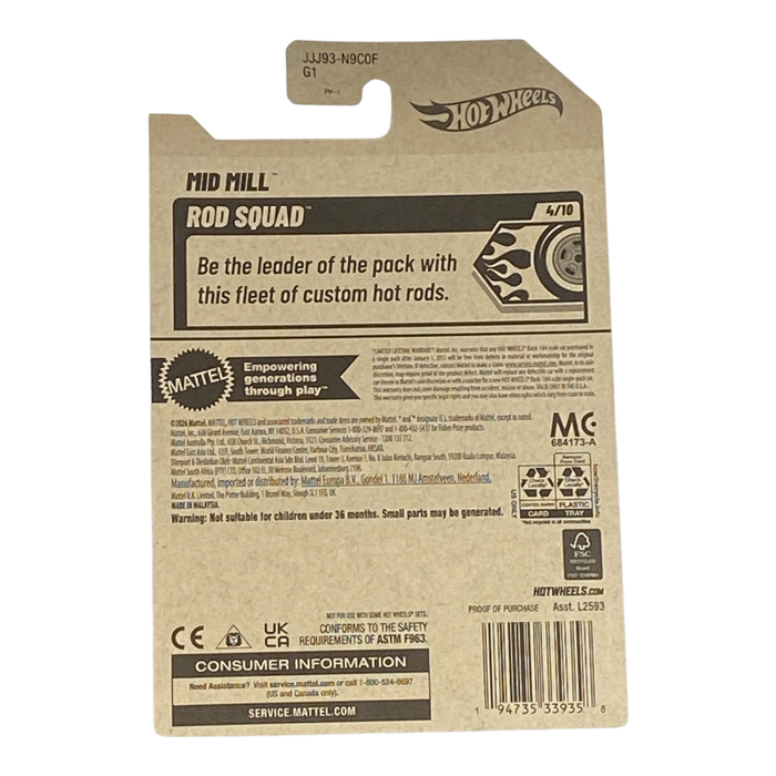 Hot Wheels Mid Mill - Rod Squad Series 4/10 - for just $1.89! 